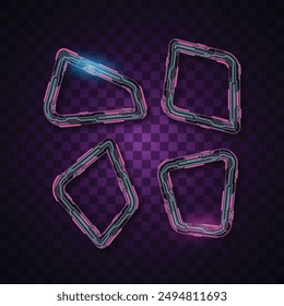 Vector of abstract banner. Simple banner. Futuristic banner.