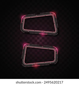 Vector of abstract banner. Simple banner. Futuristic banner.
