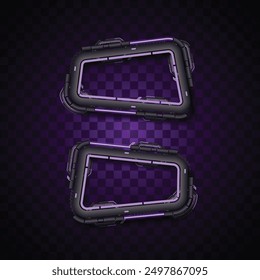 Vector of abstract banner. Simple banner. Futuristic banner.