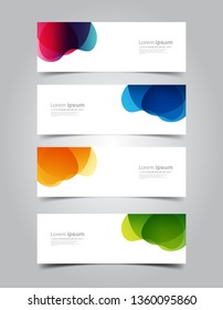 Vector Abstract banner web template