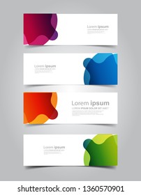 Vector Abstract banner web template
