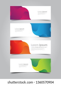 Vector Abstract banner web template