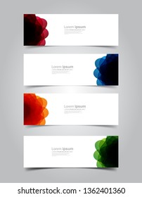Vector Abstract banner web template

