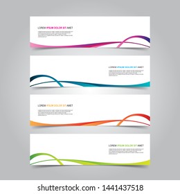 Vector Abstract banner web template