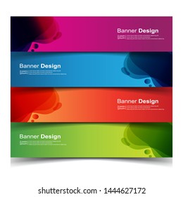 Vector Abstract banner web template