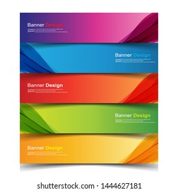 Vector Abstract banner web template