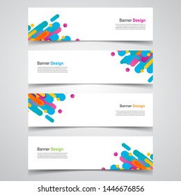 Vector Abstract banner web template