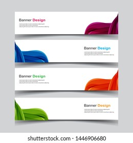 Vector Abstract banner web template