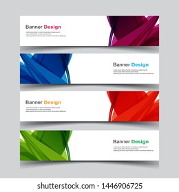 Vector Abstract banner web template