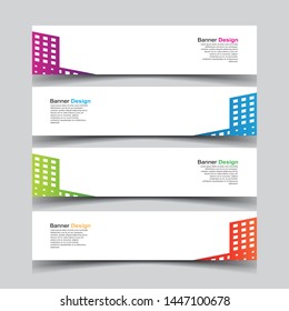 Vector Abstract banner web template
