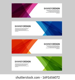Vector Abstract banner web template