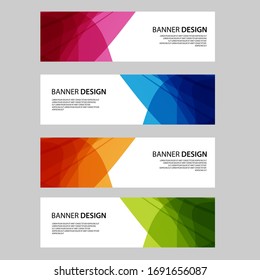 Vector Abstract banner web template