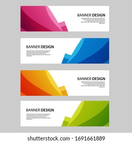 Vector Abstract banner web template