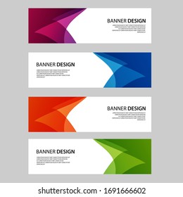 Vector Abstract banner web template