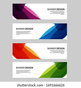 Vector Abstract banner web template