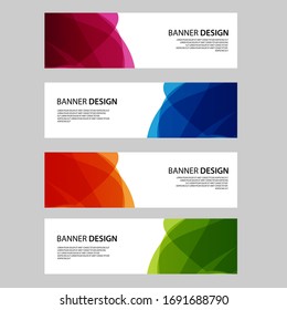 Vector Abstract banner web template