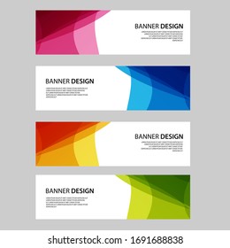 Vector Abstract banner web template