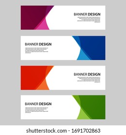 Vector Abstract banner web template
