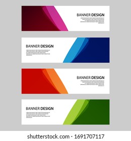 Vector Abstract banner web template