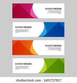 Vector Abstract banner web template