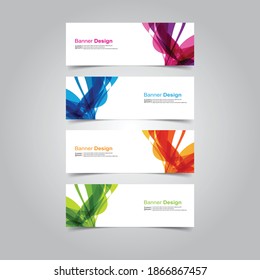 Vector Abstract banner web template