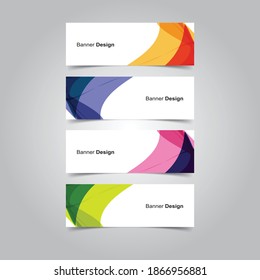 Vector Abstract banner web template