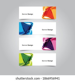 Vector Abstract banner web template
