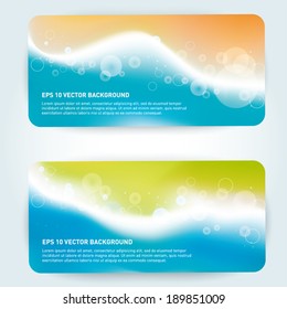 Vector abstract banners 