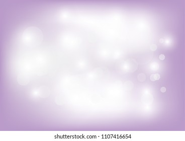 Vector Abstract, beautiful Illustration violet bokeh background. 