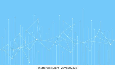 Vector abstract big data visualization. Visual information background. Future technology