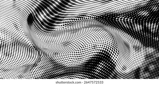 Visualização de big data abstrata de vetor. Fluxo de dados em tons de cinza como cadeias de caracteres de números binários. Representação de código de computador. Hacking de análise criptográfica. Transferência de cadeia de blocos Bitcoin. Padrão de código do programa
