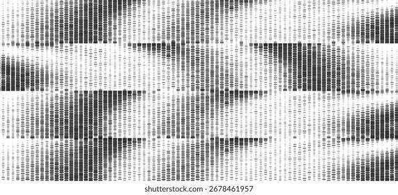 Vector abstract big data visualization. Grayscale data flow as binary numbers strings. Computer code representation. Cryptographic analysis hacking. vector eps10