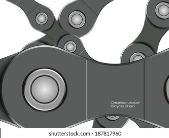 Vector Abstract bike chain eps 10