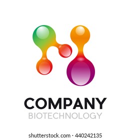 Vector abstract biotechnology concept