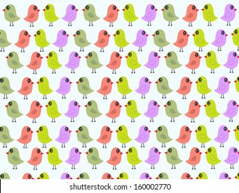 Vector Abstract Birds 