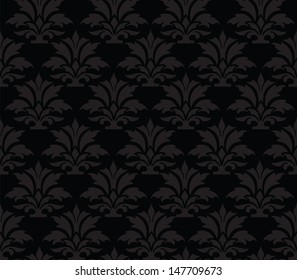 Vector abstract black background