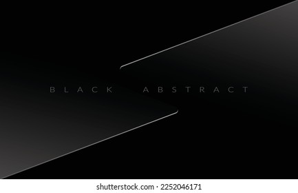 Vector abstract black backgrounds with geometric shapes and fluid lines. The design is versatile and can be used for a wide range of projects, from websites and social media posts to flyers and poster