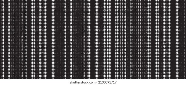 Vector Abstract black brush curl. Grunge brushstroke freehand ink decor. Black and white engraved ink art. Seamless background pattern. Fabric wallpaper print texture.