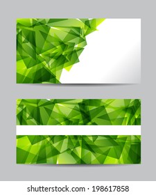 Vector abstract black creative business cards