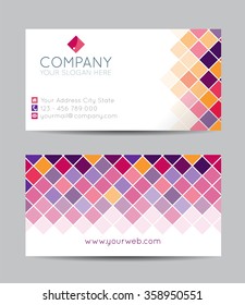 Vector abstract black creative business cards