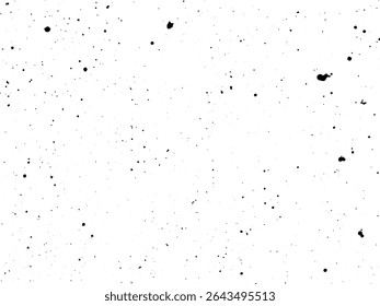  Vector abstract black ink splatter texture on white background. Random paint drops, splashes and stains in grunge style. Perfect for backgrounds, overlays, packaging design, posters