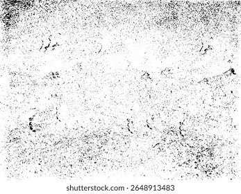 Textura de salpicadura de tinta negra abstracta de Vector sobre fondo blanco. Gotas de pintura al azar, salpicaduras y manchas en estilo grunge. Perfecto para fondos, superposiciones, diseño de embalaje, carteles