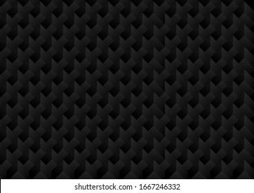Vektorillustration: Abstrakte schwarze Metallstruktur auf schwarzem Hintergrund