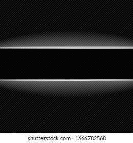 Vector : Abstract black stripes on gray background
