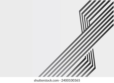 Vector abstract of black and white  art business stripe line background