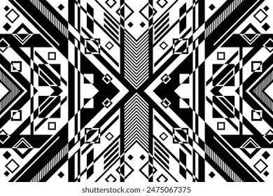 Vector abstract black and white shapes background. Constructivism artillustration. Geometrical futuristic composition design.