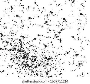 Vector abstract black and white simple pattern for your game or background. Dots, spots and freckles