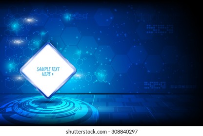 vector abstract blank sign template logo digital tech innovation concept background