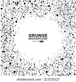 Vector abstract blot of dots illustration.