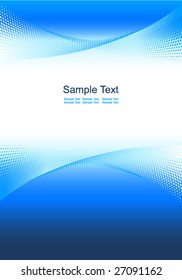 Vector abstract blue background